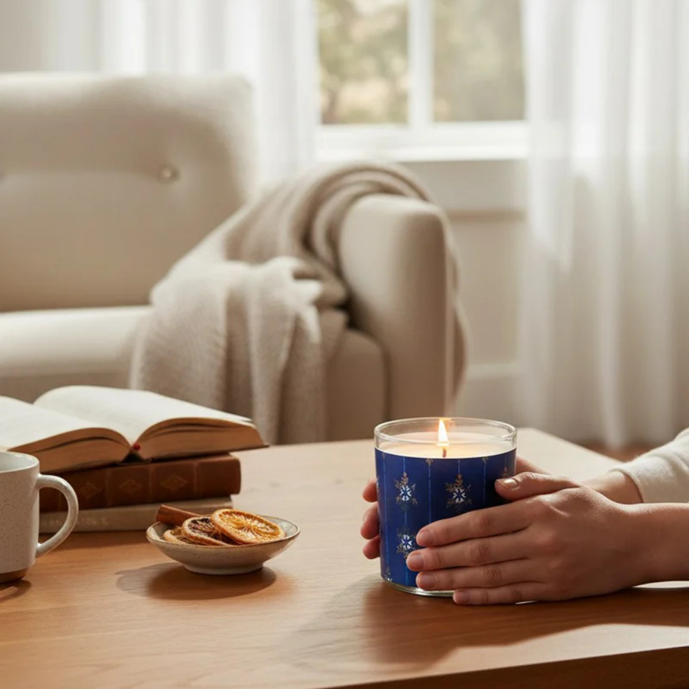Winter Snowfall | Art-Inspired Vintage Luxury Candle