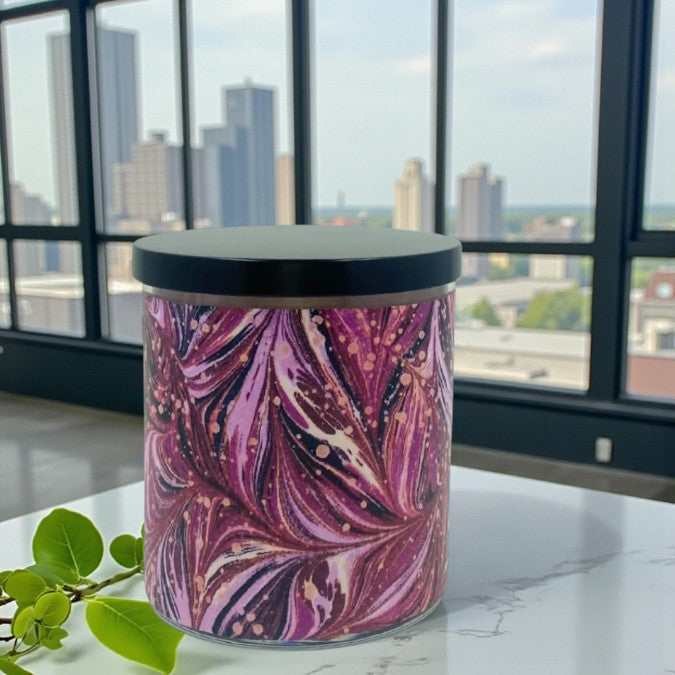 Hibiscus Waves - Luxury Coconut Apricot Wax Candle – 8.5 oz