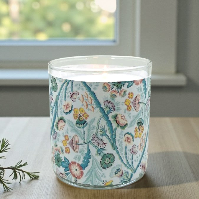 Blooming Meadow – Eco-Luxe Scented Candle | Coconut Apricot Wax | Vintage Artwork Retro Design