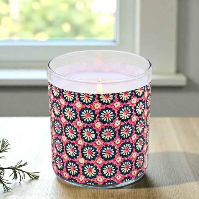 Darling Daisies | 1800s Decorative Arts Floral Inspired Candle