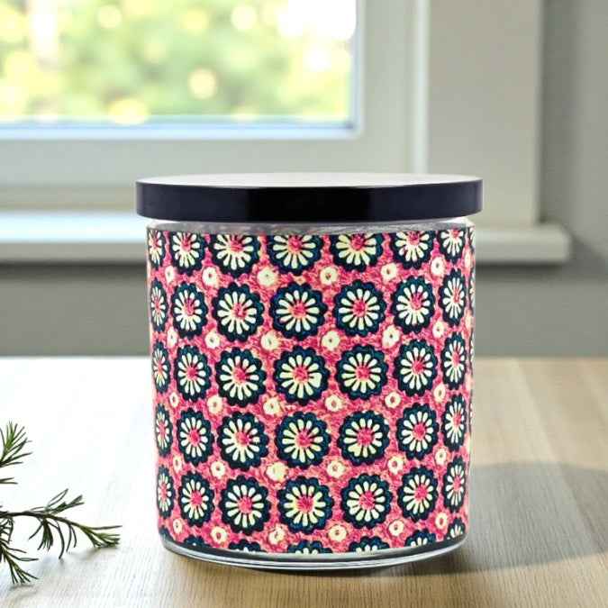 Darling Daisies | 1800s Decorative Arts Floral Inspired Candle