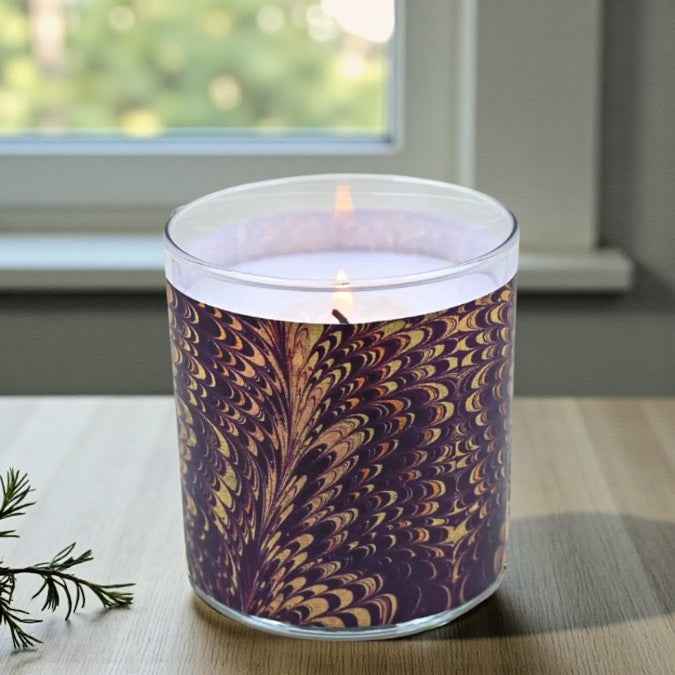 Crimson Plumes | Vintage Art-Inspired Scented Candle
