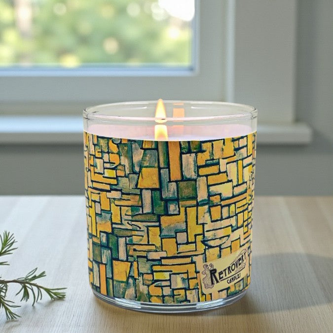 Terrazzo - Luxury Coconut Apricot Wax Candle – 8.5 oz