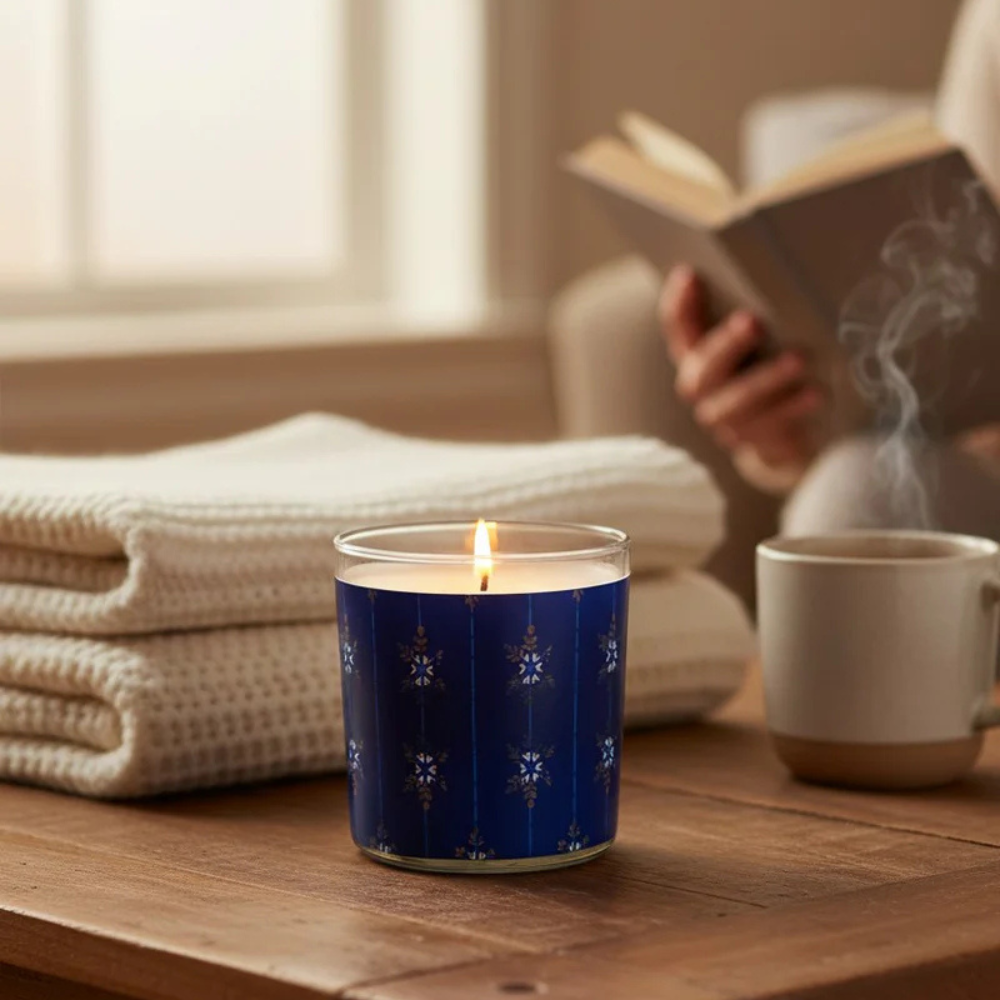 Winter Snowfall | Art-Inspired Vintage Luxury Candle
