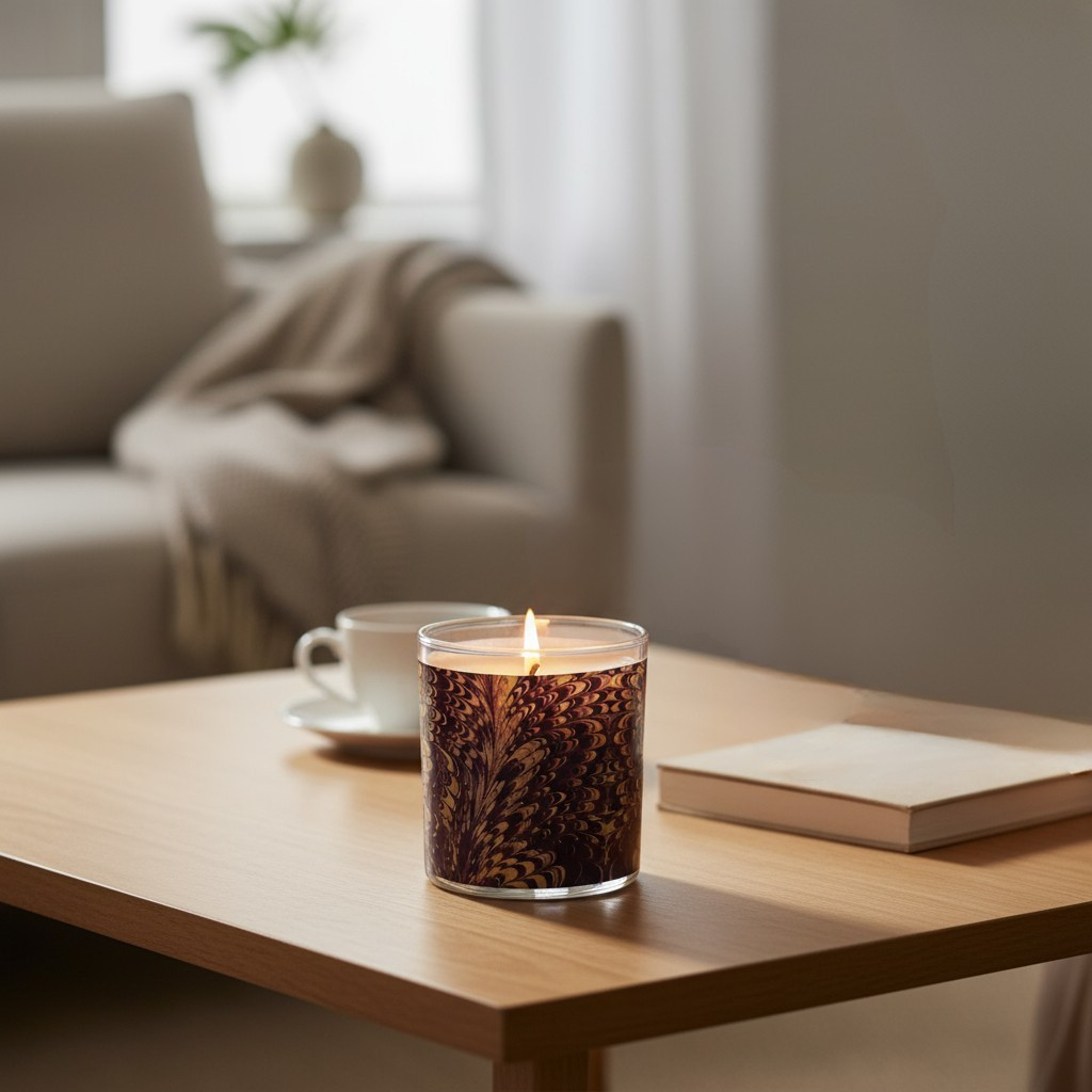 Crimson Plumes | Art-Inspired Vintage Luxury Candle