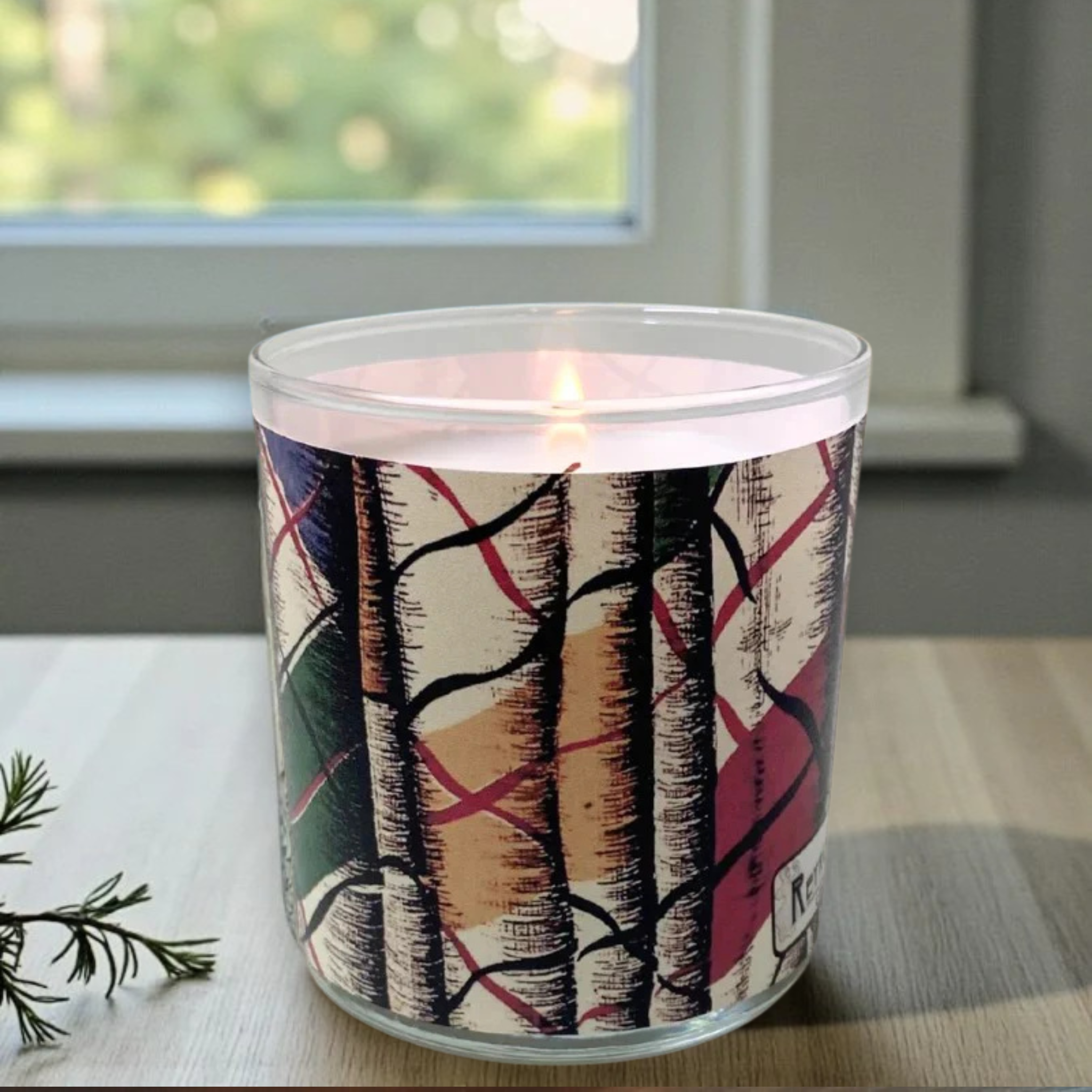 Sail Away– Eco-Luxe Scented Candle | Coconut Apricot Wax | Vintage Artwork Retro Design