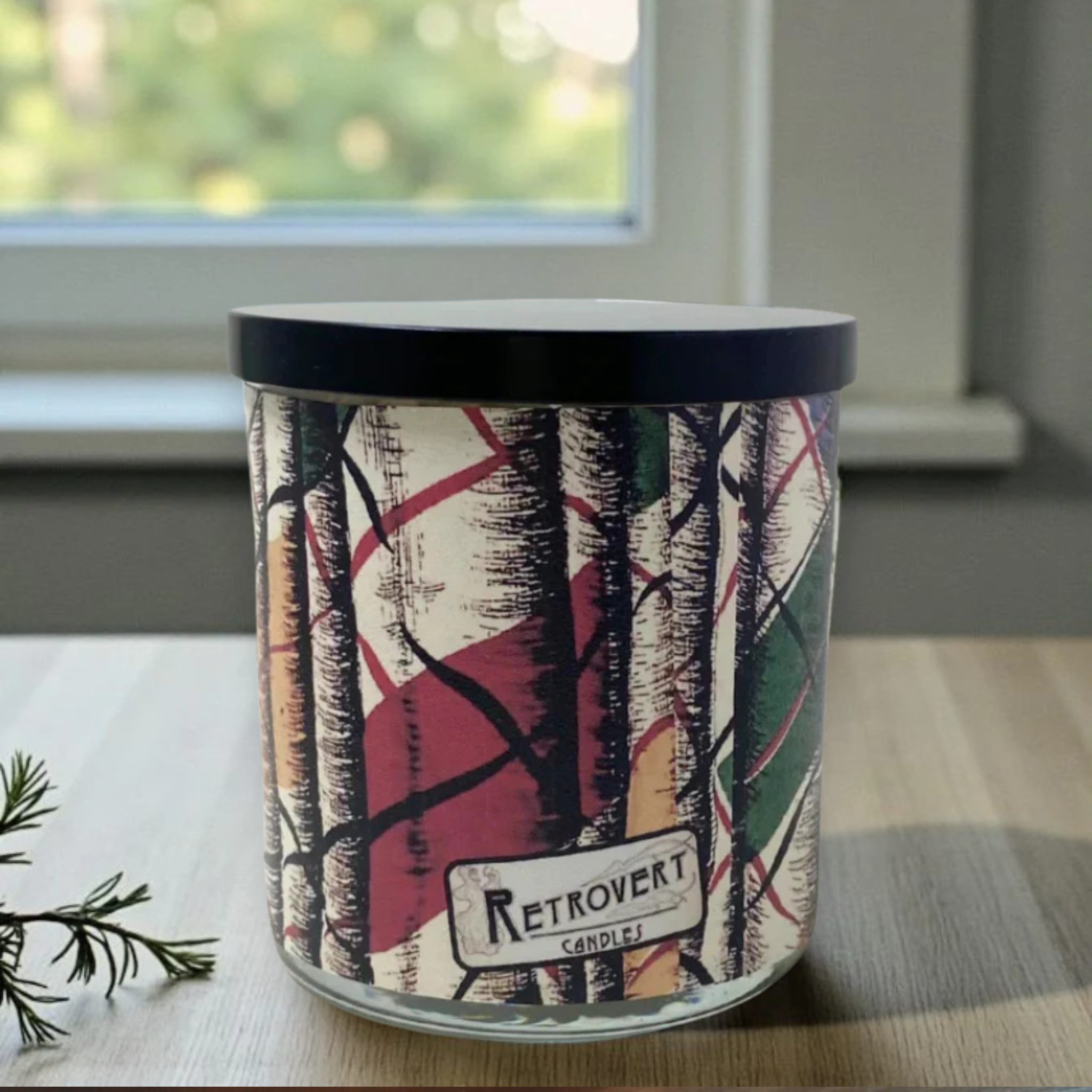 Sail Away– Eco-Luxe Scented Candle | Coconut Apricot Wax | Vintage Artwork Retro Design