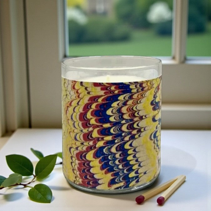 Vibrance – Eco-Luxe Scented Candle | Coconut Apricot Wax | Vintage Artwork Retro Design