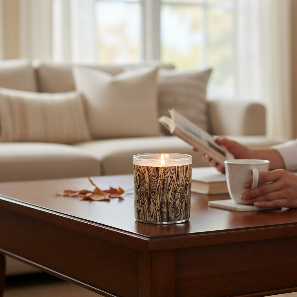 Mighty Oak – Eco-Luxe Scented Candle | Coconut Apricot Wax | Vintage Artwork Retro Design