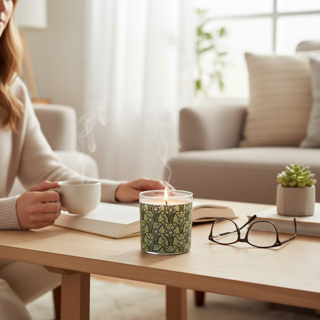 Springtime Irises - Luxury Coconut Apricot Wax Candle – 8.5 oz