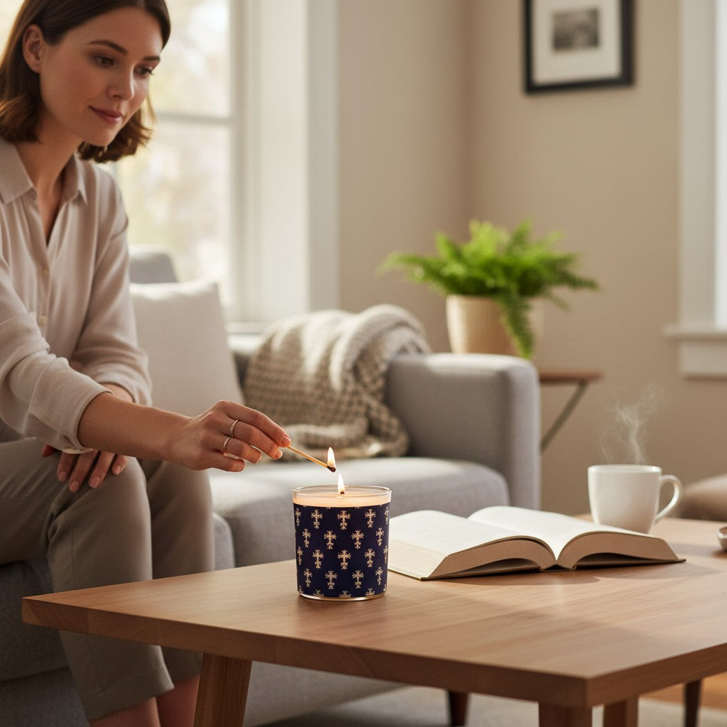 Golden Glory - Luxury Coconut Apricot Wax Candle – 8.5 oz