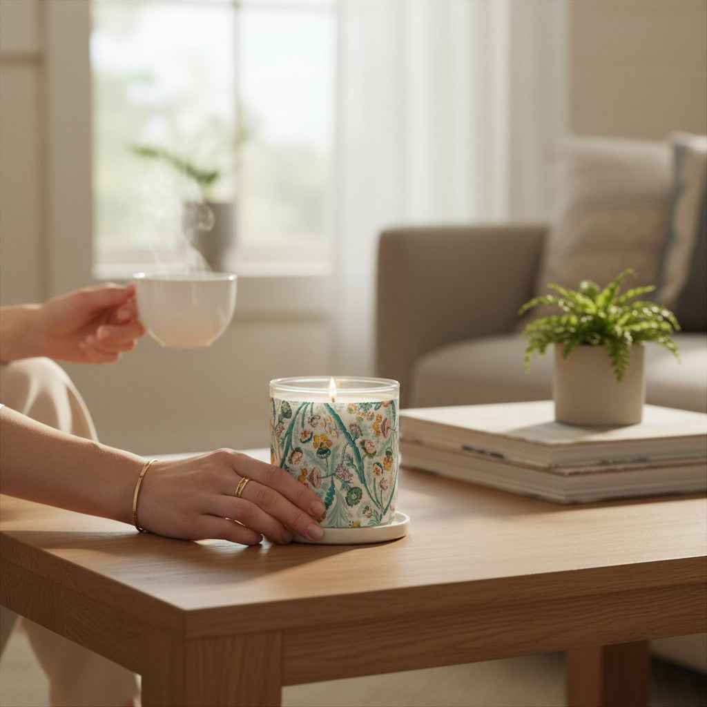 Blooming Meadow | Smithsonian Historic Wallpaper Inspired Candle