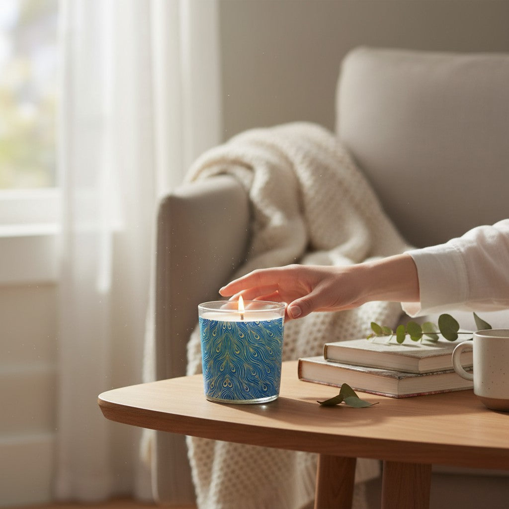 Featherlight - Luxury Coconut Apricot Wax Candle – 8.5 oz