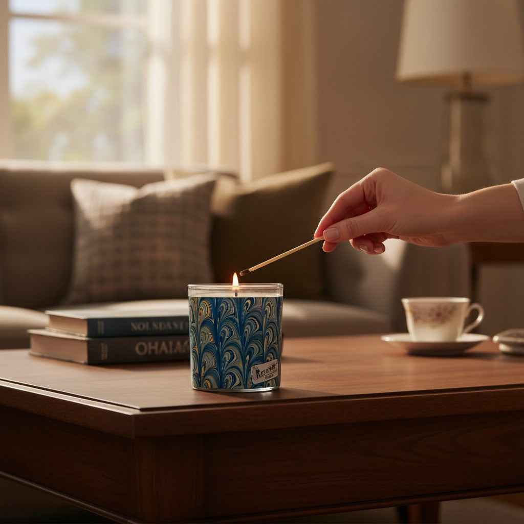 Pretty Plumage | Art-Inspired Vintage Luxury Candle
