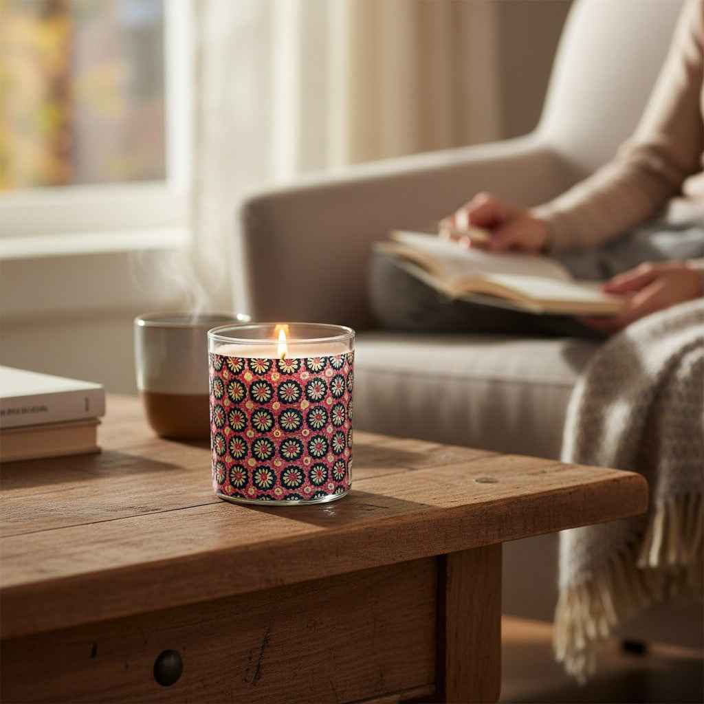 Darling Daisies | 1800s Decorative Arts Floral Inspired Candle