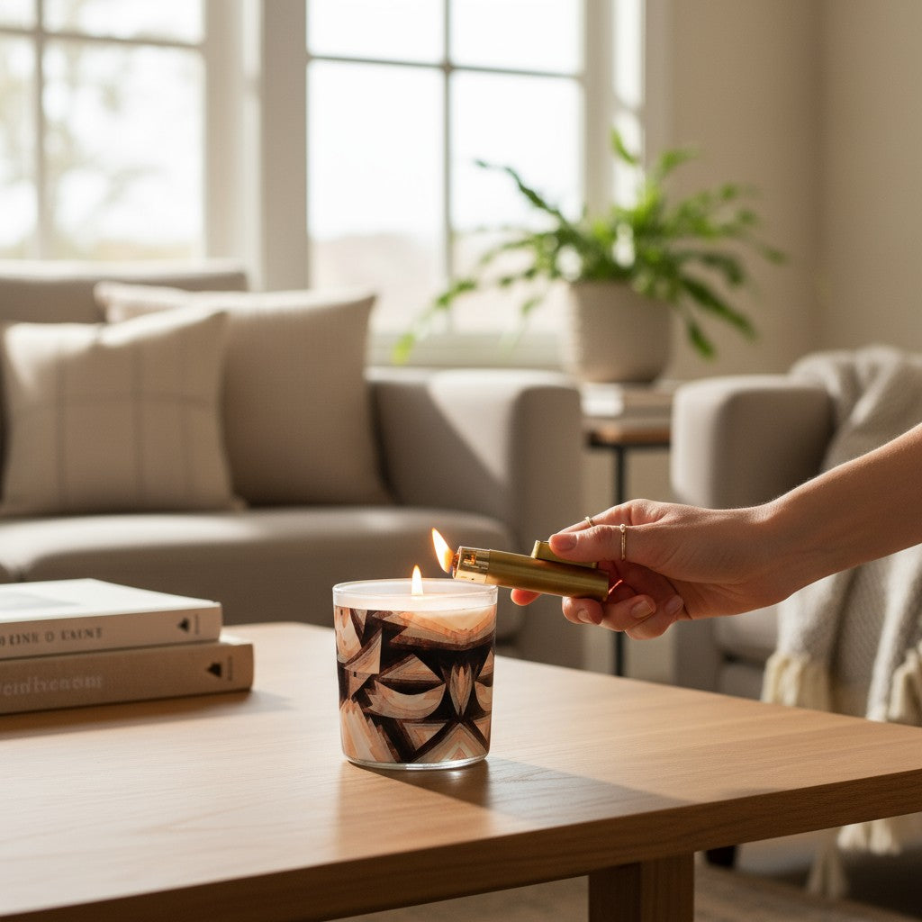 Prismatic - Luxury Coconut Apricot Wax Candle – 8.5 oz