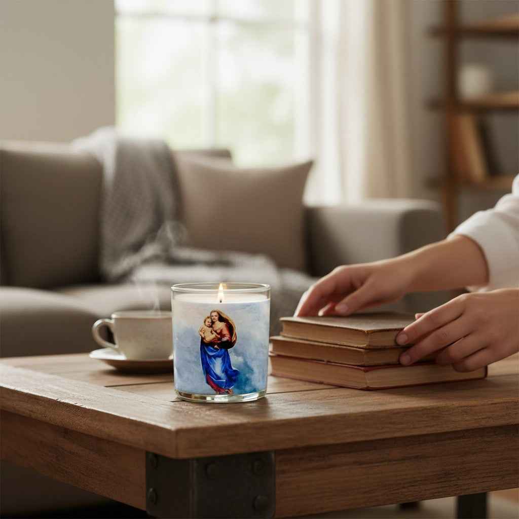 Sistine Madonna | Raphael Renaissance Art Inspired Candle