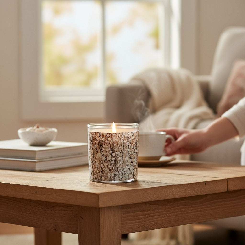 Champagne at Midnight – Eco-Luxe Scented Candle | Coconut Apricot Wax | Vintage Artwork Retro Design