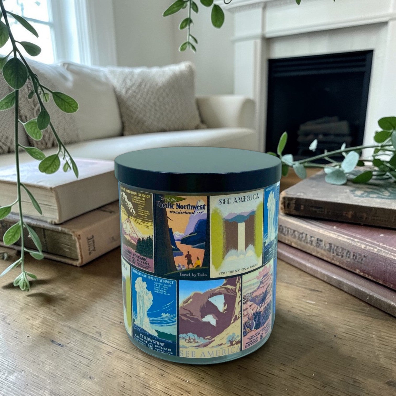 See America - Luxury Coconut Apricot Wax Candle – 8.5 oz