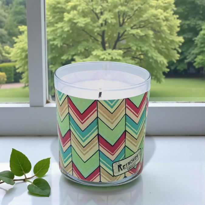 Penny – Eco-Luxe Scented Candle | Coconut Apricot Wax | Vintage Artwork Retro Design