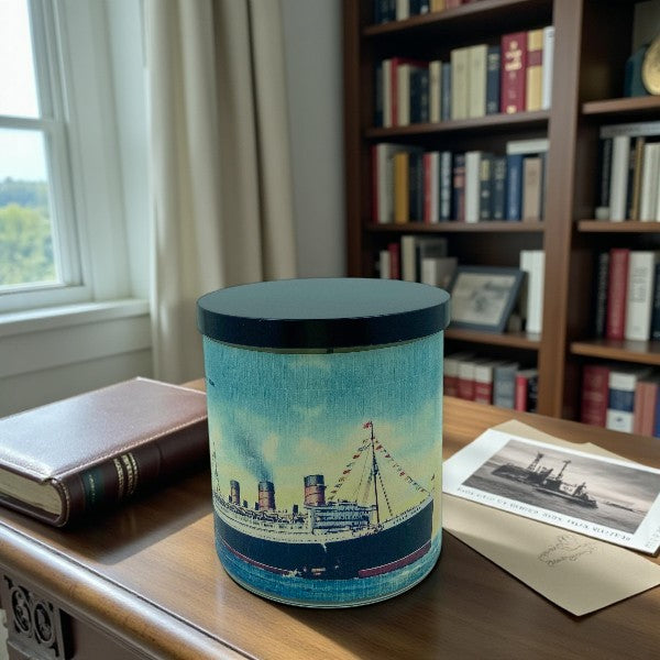 Queen Mary - Luxury Coconut Apricot Wax Candle – 8.5 oz