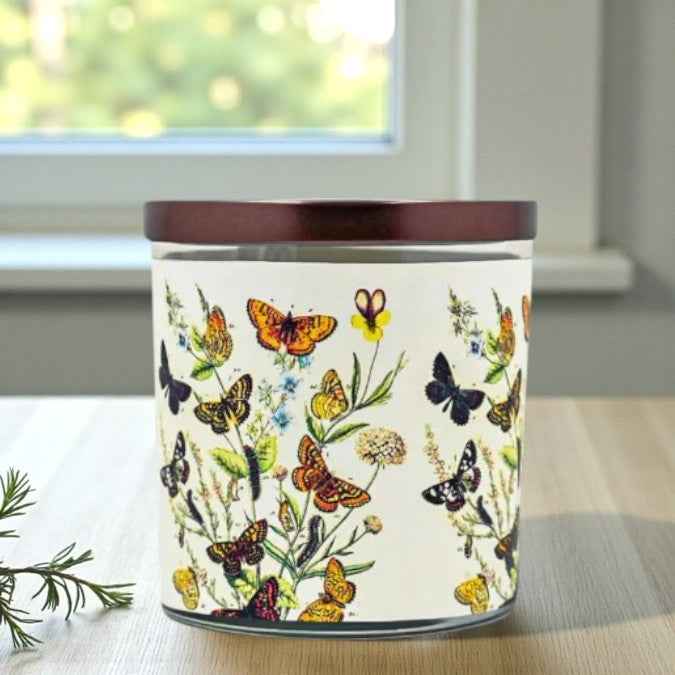Butterfly Bouquet | William Forsell Kirby Natural History Inspired Candle