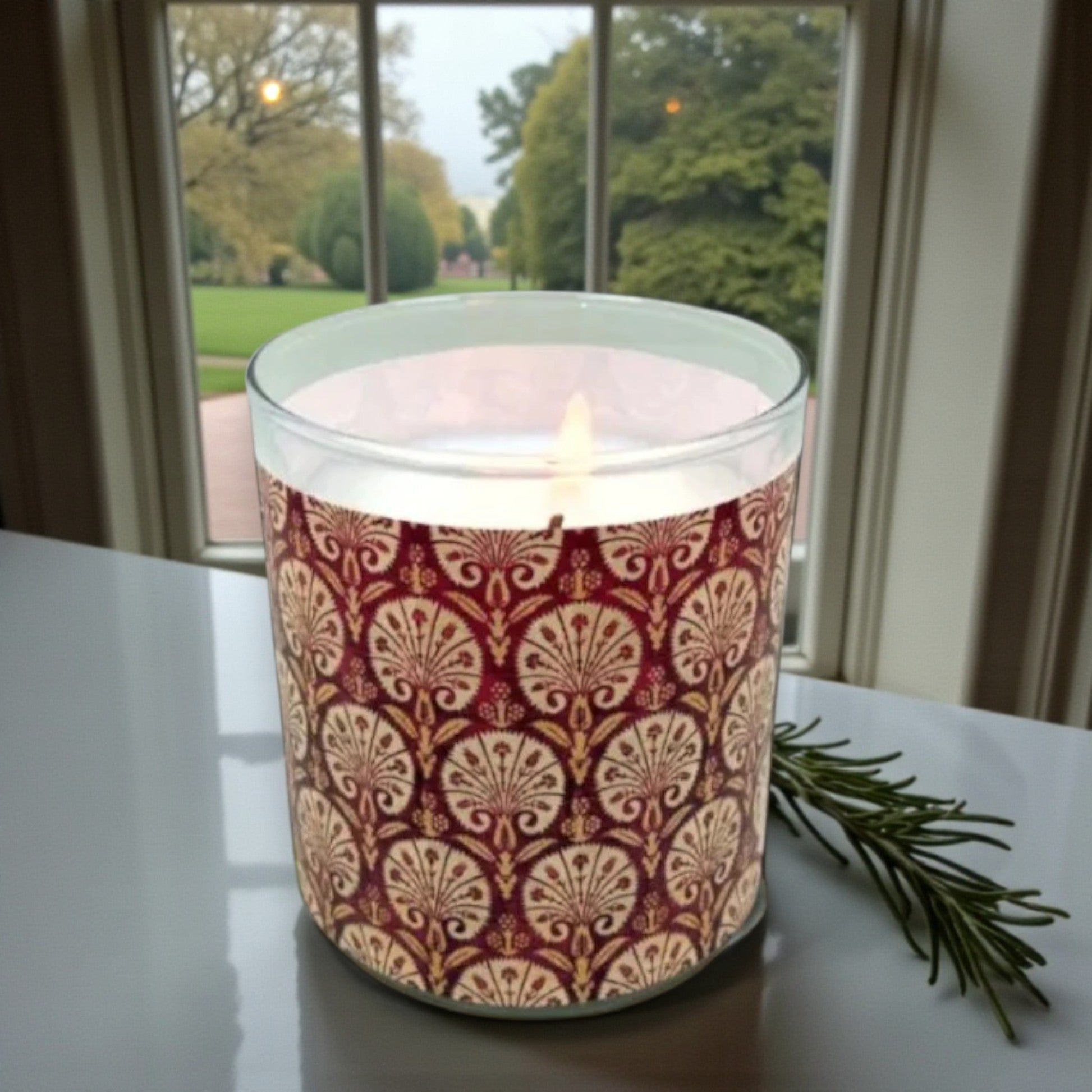 Dandy – Eco-Luxe Scented Candle | Coconut Apricot Wax | Vintage Arts & Crafts Artwork Retro Design