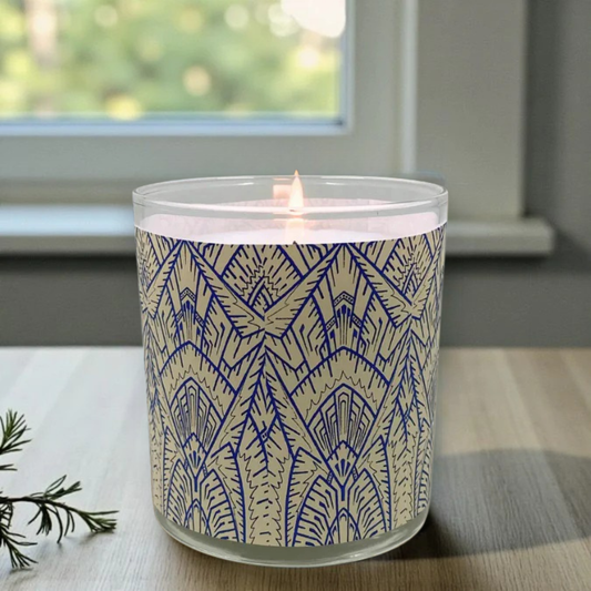 Empire – Eco-Luxe Scented Candle | Coconut Apricot Wax | Art Deco Art Nouveau Vintage Artwork Retro Design