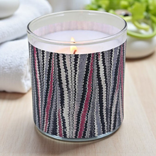 Crimson Drift - 1700's 1800's Artwork Retro Design Scented Candle Coconut Apricot Wax Eco-Luxe
