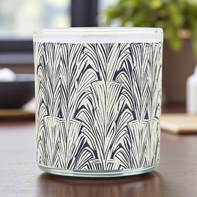 Gatsby - Art Deco Art Nouveau Era Retro Design Scented Candle Coconut Apricot Wax Eco-Luxe