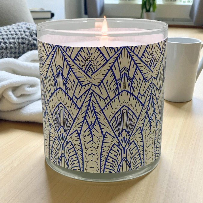 Empire - Art Deco Art Nouveau Era Retro Design Scented Candle Coconut Apricot Wax Eco-Luxe