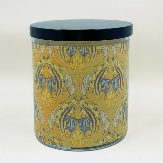 Woodland Tale - Arts & Crafts Era Retro Design Scented Candle Coconut Apricot Wax Eco-Luxe