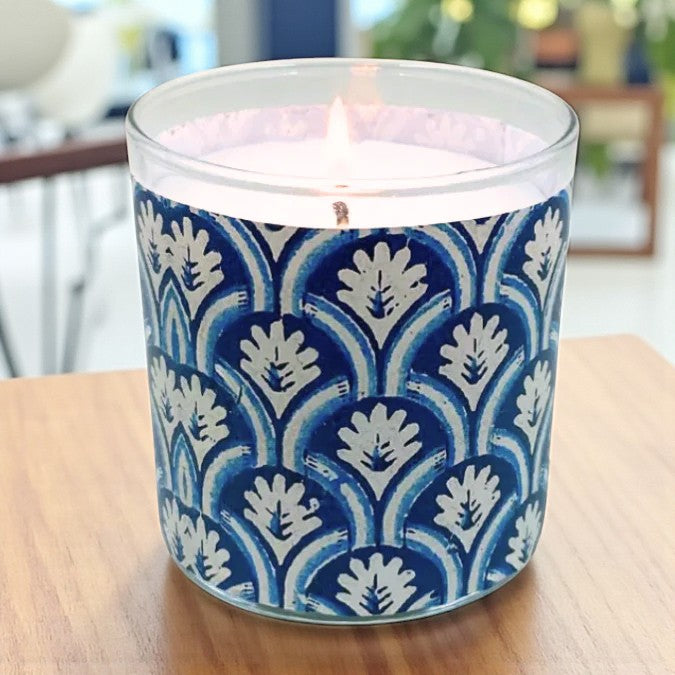 Winterfresh - Art Deco Art Nouveau Era Retro Design Scented Candle Coconut Apricot Wax Eco-Luxe