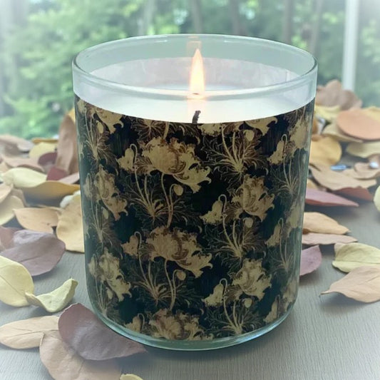 Golden Grove - Arts & Crafts Era Retro Design Scented Candle Coconut Apricot Wax Eco-Luxe