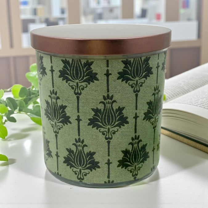 Marshall - Arts & Crafts Era Retro Design Scented Candle Coconut Apricot Wax Eco-Luxe