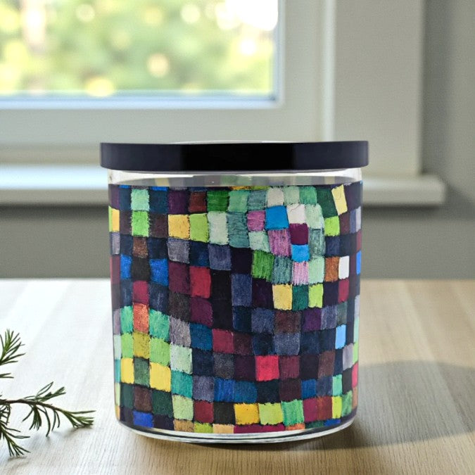 May Abstract - Luxury Coconut Apricot Wax Candle – 8.5 oz