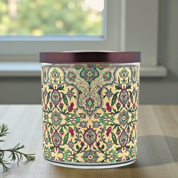 Folklore – Eco-Luxe Scented Candle | Coconut Apricot Wax | Vintage Artwork Retro Design
