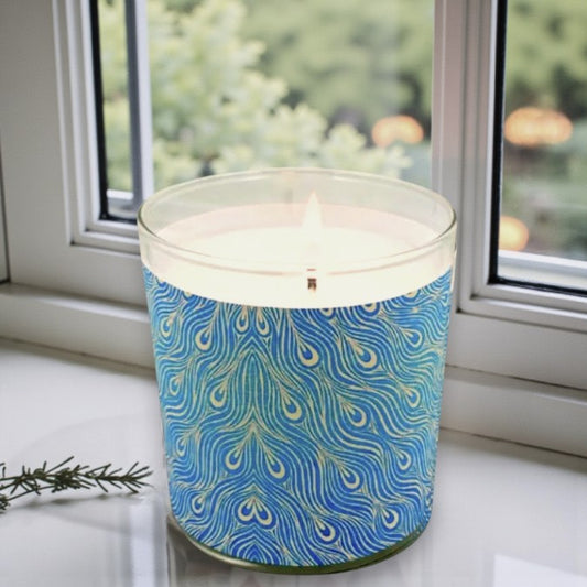 Featherlight – Eco-Luxe Scented Candle | Coconut Apricot Wax | Art Deco Art Nouveau Vintage Artwork Retro Design