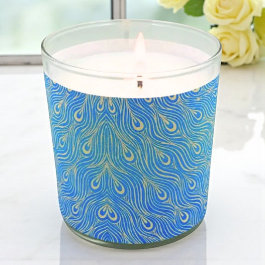 Featherlight - Art Deco Art Nouveau Era Retro Design Scented Candle Coconut Apricot Wax Eco-Luxe