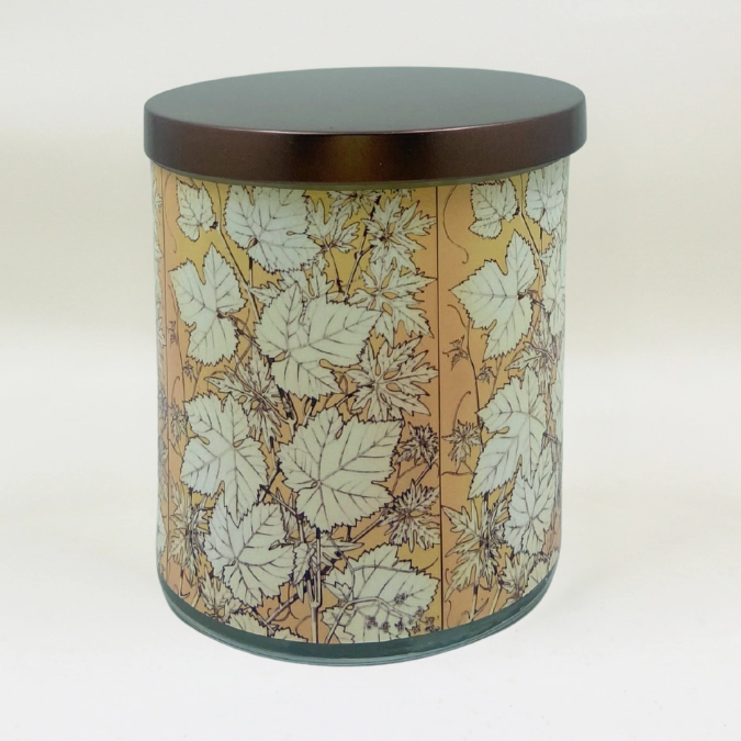 Autumn Aglow - 1800's Artwork Retro Design Scented Candle Coconut Apricot Wax Eco-Luxe