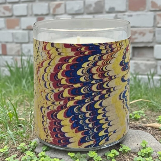 Vibrance - 1700's 1800's Vintage Artwork Retro Design Scented Candle Coconut Apricot Wax Eco-Luxe