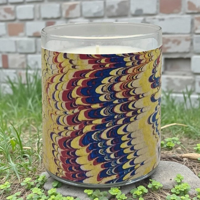 Vibrance - 1700's 1800's Vintage Artwork Retro Design Scented Candle Coconut Apricot Wax Eco-Luxe