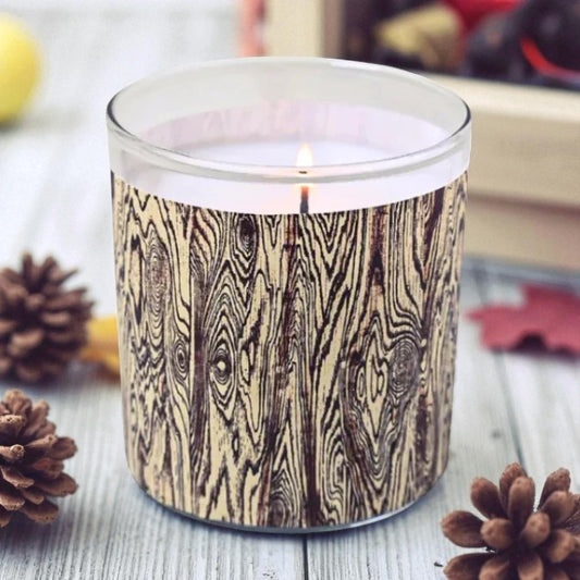 Mighty Oak - 1800's Artwork Retro Design Scented Candle Coconut Apricot Wax Eco-Luxe