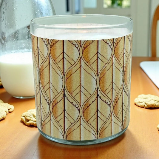 Caramel Twist - 1800's Artwork Retro Design Scented Candle Coconut Apricot Wax Eco-Luxe