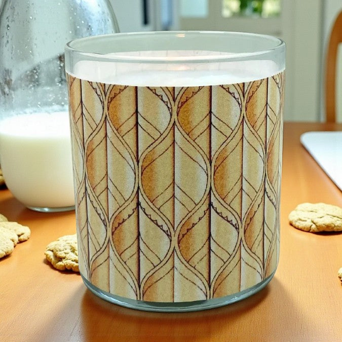 Caramel Twist - 1800's Artwork Retro Design Scented Candle Coconut Apricot Wax Eco-Luxe