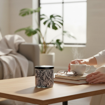 Onyx Waves - Luxury Coconut Apricot Wax Candle – 8.5 oz