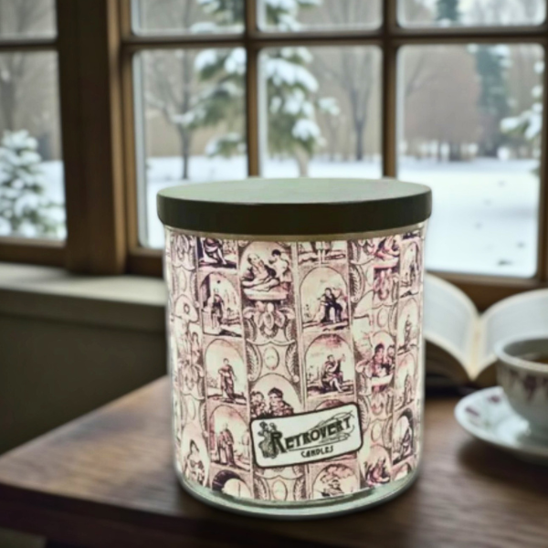 Sanctus | Antique Sacred Textile Design Inspired Candle