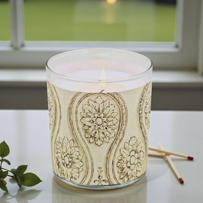 Serpentine – Eco-Luxe Scented Candle | Coconut Apricot Wax | Vintage Artwork Retro Design