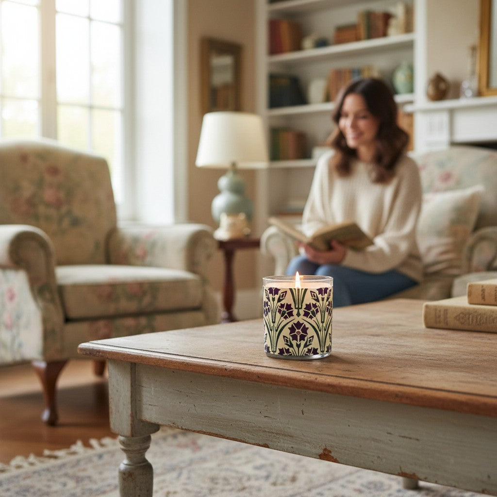 English Garden | Christopher Dresser Victorian Textile Inspired Candle