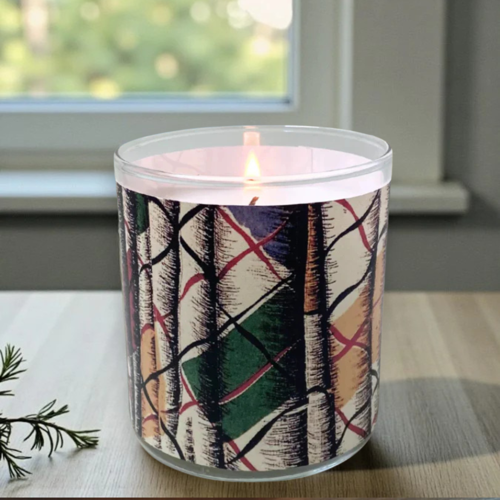 Sail Away– Eco-Luxe Scented Candle | Coconut Apricot Wax | Vintage Artwork Retro Design